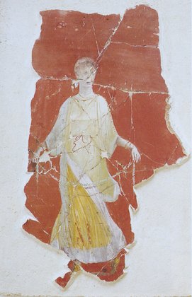 Heroine from Greek Legend (Agave?); Detail of wall-decoration from Magdalensburg