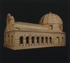 Wooden model of the Tempio Malatestiano. as reconstructed by the Alberti Group; Malatesta Temple