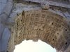 Arch of Titus:Apotheosis of Titus on underside of Vault