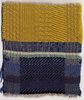Blue-yellow prototype, experimental textile sample, weaving workshop in Bauhaus Dessau