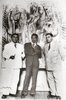 André Breton, Lam, and Pierre Mabille in Lam's Haitian Exhibition, Port-au-Prince, Haiti, 1946.