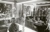 Lam in his Albisola home with his African and Oceanic art collection