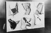 Work (Six Holes); Installation view,: "1st Gutai Art Exhibition", Ohara hall, Tokyo, Japan, October 1955