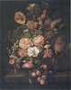 Still Life with Flowers and Plums