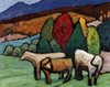Landscape with Cows; Lanschaft mit kühen