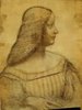 Half-Length Portrait of a Young Woman in Profile ; Isabelle d'Este