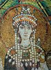 Empress Theodora and Her Attendants; South Apse Mosaic, Church of San Vitale, Ravenna ; Theodora and attendants