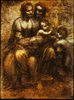Virgin and Child with Saint Anne and the Infant Saint John; Burlington House Cartoon