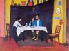 Kandinsky und Erma Bossi am Tisch