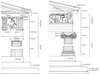 Doric and Ionic Styles in Elevation