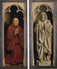 Joos Vijd, the patron of the altarpiece; Ghent Altarpiece; John the Baptist, grisaille