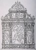 Detailed Reconstruction of the Altar retable incorporating the Virgin of the Rocks