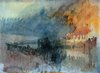 Colour Study: The Burning of the Houses of Parliament