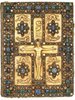 Crucifixtion with Angels and Mourning Figures; Lindau Gospels