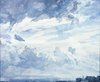 Study of Clouds Above a Wide Landscape; Clouds Above Landscape