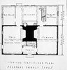 Typical First Floor Plan Central Chimney Type Figure 5; Georgian Central Hall Plan