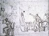 Study For the Lictors Bringing Brutus the Bodies of HIs Sons; The Lictors Returning to Brutus the Bodies of his Sons; Study