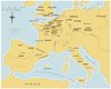 Map of Europe in the Gothic Period
