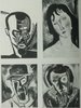 Juxtaposition of "Degenerate" art; Photographs of Facial Deformities; Kunst und Rasse (Art and Race)