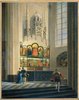 Painting of Ghent Altarpiece in chapel