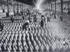 Munition workers in the largest shell-filling factory in Britain at Chilwell