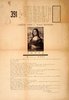 Tableau Dada par Marcel Duchamp. Dada picture by Marcel Duchamp: LHOOQ; Cover illustration for journal 391, no. 12