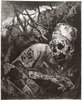 The War; Der Krieg; XVI. Corpse in barbed wire (Flanders)