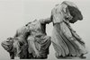 Two seated female figures (Demeter and Kore) and a messenger (Iris?  Artemis?); Parthenon, Athens, east pediment