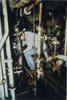 Third Assistant Engineer Working on the Engine while Underway 1993; Fish Story 1987-1995