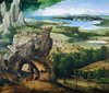Landscape with Saint Jerome; Landscape with Saint Jerome Removing the Thorn from the Lion's Paw