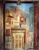 Second Style Wall Paintings from Cubiculum M; Cubiculum (bedroom) from the Villa of P. Fannius; Reconstructed bedroom, House of Publius Fannius Synistor, Boscoreale